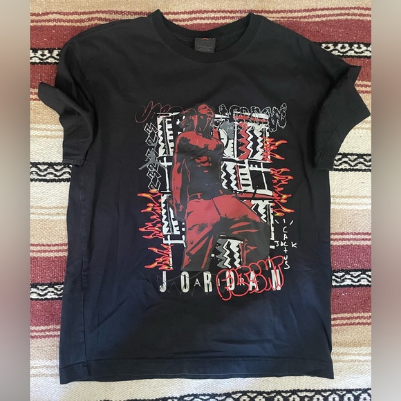Travis Scott + Air Jordan Graphic Tee - Picture 1 of 3